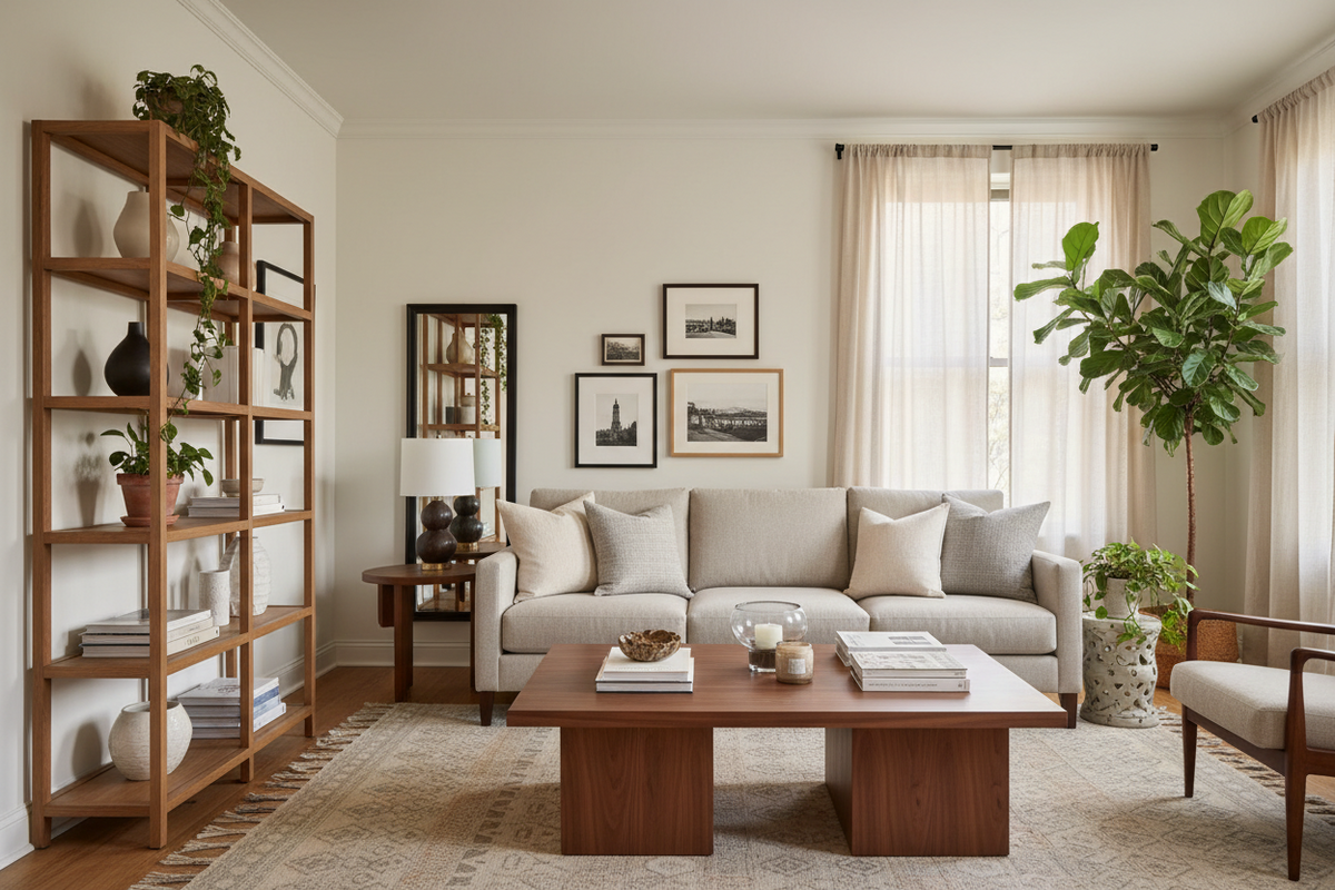 A Designer’s Secret: How to Confidently Mix Wood Tones in Your Home