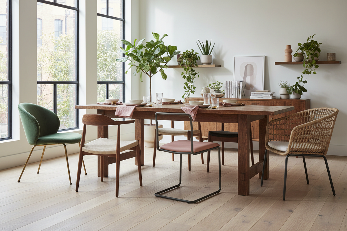 Break the Rules: A Guide to Mixing and Matching Dining Chairs