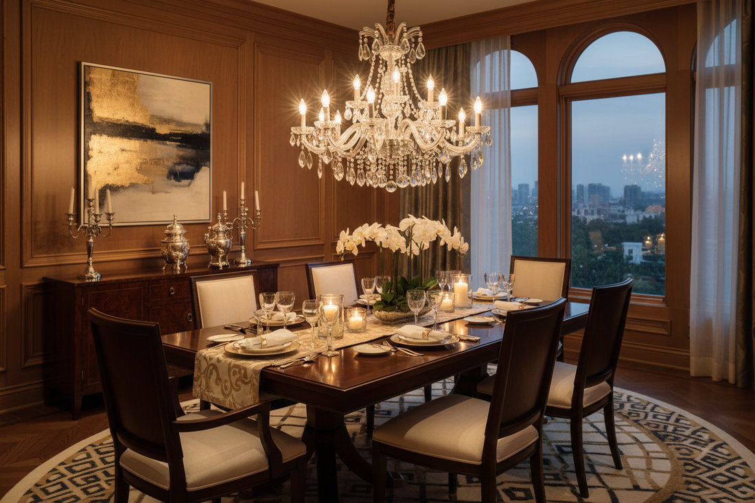 Setting the Mood: A Guide to Dining Room Lighting and Chandelier Sizing