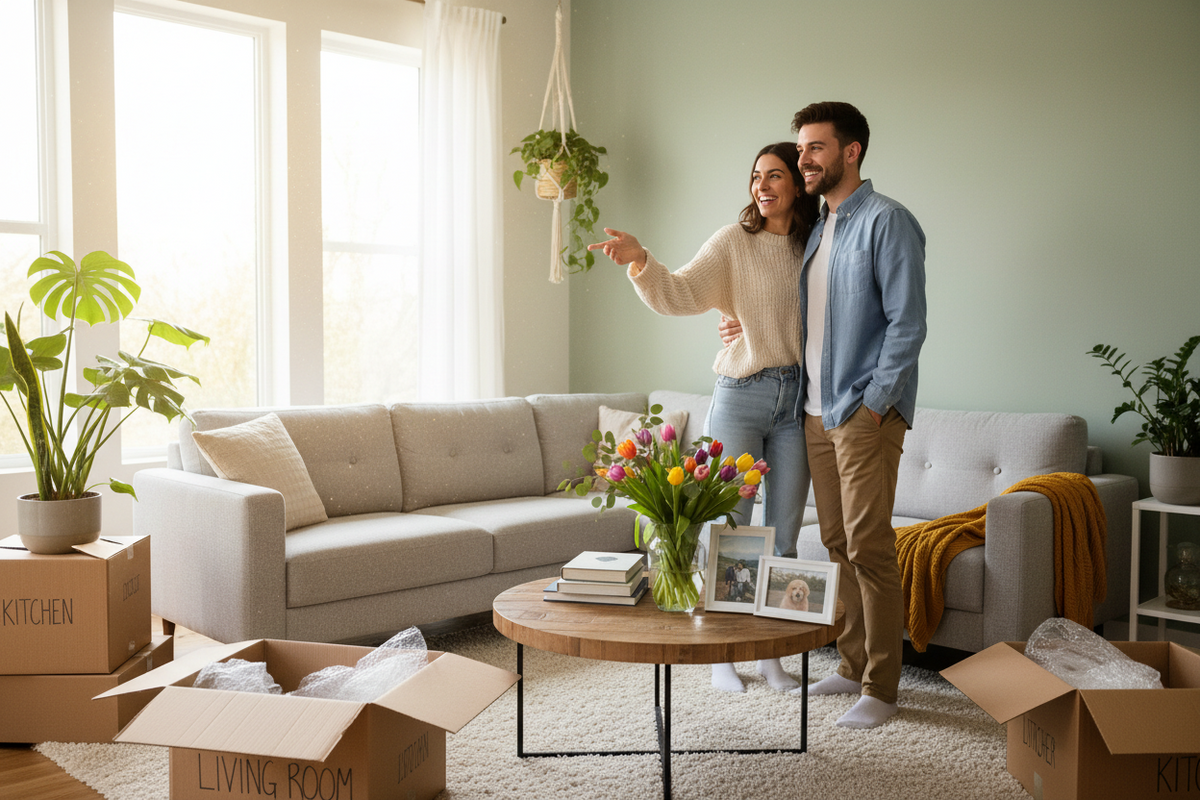 The First Home: A Young Couple's Journey to Creating Their Dream Space
