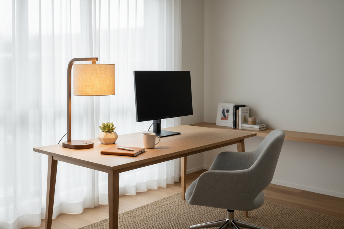 The Modern Home Office Setup That Makes Working From Home Feel Better