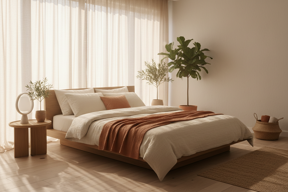 Why More Americans Are Falling in Love With Warm Minimalist Bedrooms