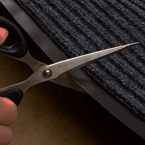 TANYOYO 3' X 10' Commercial Grade Door Floor Mat Brush Step Entrance Mat Vinyl Backed Utility Doormat Heavy Duty Floor Rugs Commercial Outdoor Carpet Indoor Entrance Mat，Black