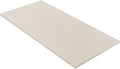 Kaboon Universal Tabletop 45"x20", Solid One-Piece Melamine Table Top, L-Desk Floating Desk DIY, Home and Office, Leather/Ivory