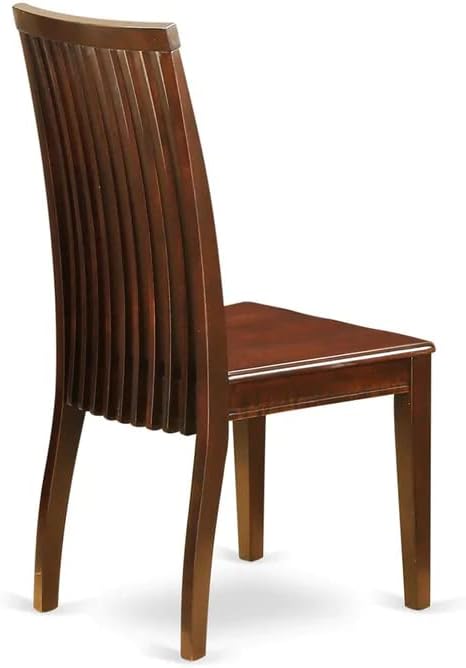 East West Furniture DOIP9-MAH-W 9 Piece Dining Room Furniture Set Includes a Rectangle Wooden Table with Butterfly Leaf and 8 Kitchen Dining Chairs, 42x78 Inch, Mahogany