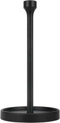 Ivilon Countertop Paper Towel Holder - Modern Bell End Minimalist Design - Fits All Paper Towel Roll Sizes - Color Black