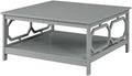 Convenience Concepts Omega Square 36" Coffee Table, Gray