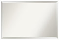 Amanti Art White Bathroom Mirror for Over Sink, 26x38 Svelte White Rectangle Vanity Mirror, Large Modern Contemporary Wood Frame, Hangs Horizonally and Vertically, Bathroom Wall Decor, Beveled Edge