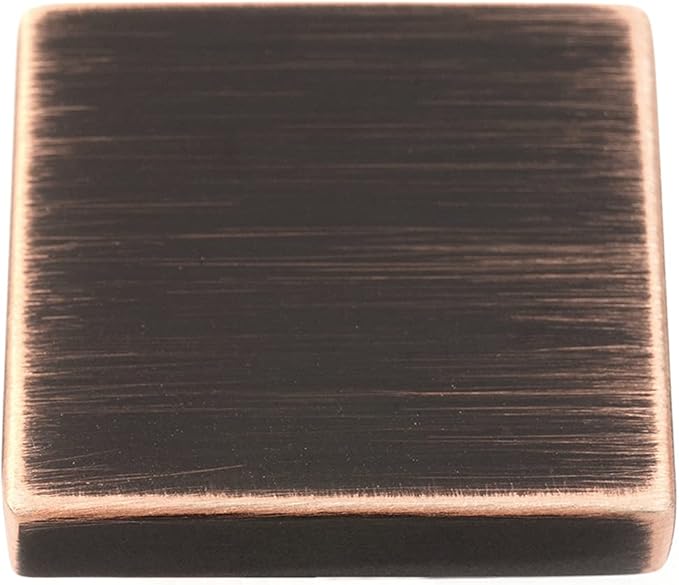 KOOFIZO 30-Pack Solid Square Bar Cabinet Handle - Oil Rubbed Bronze Furniture Pull, 3.8 Inch/96mm Screwhole Distance for Kitchen Cupboard Door, Bedroom Dresser Drawer, Bathroom Wardrobe Hardware