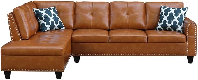 Halibur Sectional Sofa or Couch for Living Room, Apartment, Bedroom, Office