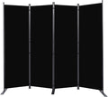 Room Divider 6FT Portable Room Dividers and Folding Privacy Screens, 88'' W Fabric Divider for Room Separation, 4 Panel Partition Room Dividers Freestanding Wall Divider Screen for Dorm Studio Office