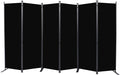 Room Divider 6FT Portable Room Dividers and Folding Privacy Screens, 132'' W Fabric Divider for Room Separation, 6 Panel Partition Room Dividers Freestanding Wall Divider Screen for Dorm Studio Office