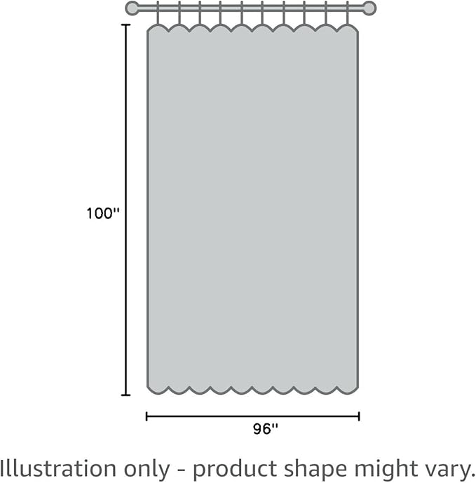 H.VERSAILTEX Linen Blackout Curtains Durable Thick Textured Linen Look 100% Blackout Patio Door Curtain Anti Rust Grommet Extra Wide Sliding Door Curtain Panel, W100 x L96 inch, Green Bay