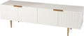 SEI Furniture Pilston Media Console, White