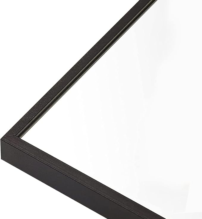 Koonmi Black Mirrors for Wall, 36x48 Inch Bathroom Mirror, Rectangular Wall Mirror for Living Room Bedroom Bathroom, Hangs Horizontally or Vertically