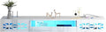 Floating TV Stand, 71" Floating Entertainment Center Wall Mounted,Floating Wall Mounted TV Shelf with Modern High Gloss tv Cabinet Media Console with Storage