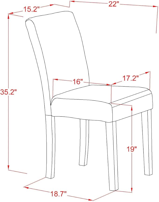 East West Furniture DLAB3-OAK-04 3 Piece Dining Room Furniture Set Contains a Round Dining Table with Dropleaf and 2 Light Tan Linen Fabric Parsons Chairs, 42x42 Inch, Oak