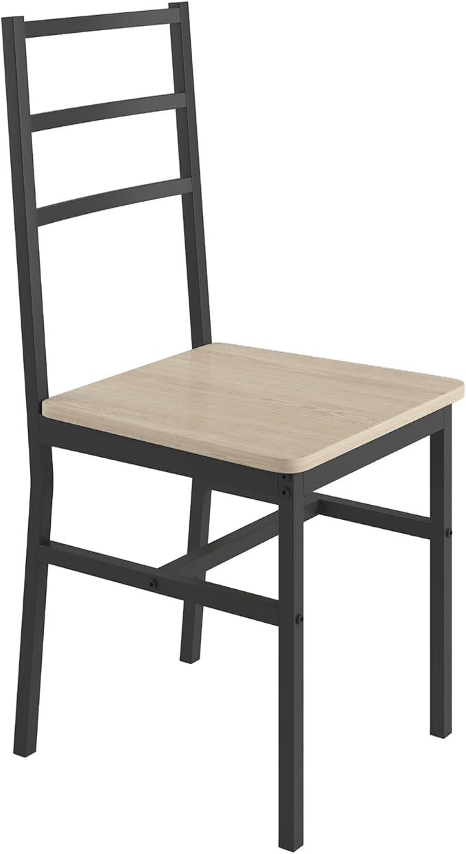 Ball & Cast 5 Pieces Dining Table Set with 4 Chairs,Kitchen Table and Chairs for 4 W/ 47.2" Rectangle Desk,Living Room Furniture W/Backrest,for Small Space,Beige