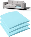 Couch Cushion Support for Sagging Seat - 20" x 20" High-Density Curved Foam Sofa Cushion Support Board,Couch Supporter for Under The Cushions,Blue Set of 3