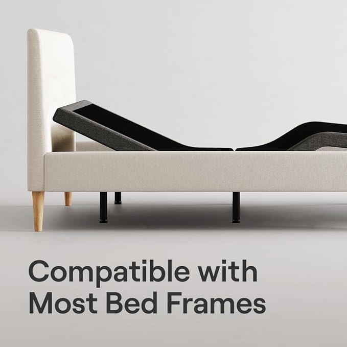 Nectar Ultra Twin XL Adjustable Base & 15” Mattress - Head & Foot Incline - Medium Firm Memory Foam - Cooling Upgrade - 3 Massage Settings - 365-Night Mattress Trial