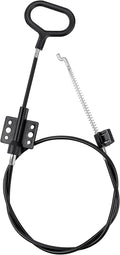 yuntop Sofa Recliner Cables Sofa and Reclined Chair Replacement Part D Ring Couch Recliner Pull Handle with S Tip for Cable Total Length 36.5 Inch Exposed Length 5Inch (1 Pack Black)