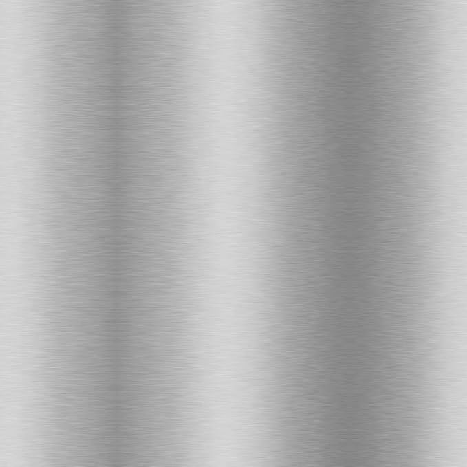 Armen Living Titana 26" Counter Height Swivel Black Faux Leather and Brushed Stainless Steel Bar Stool