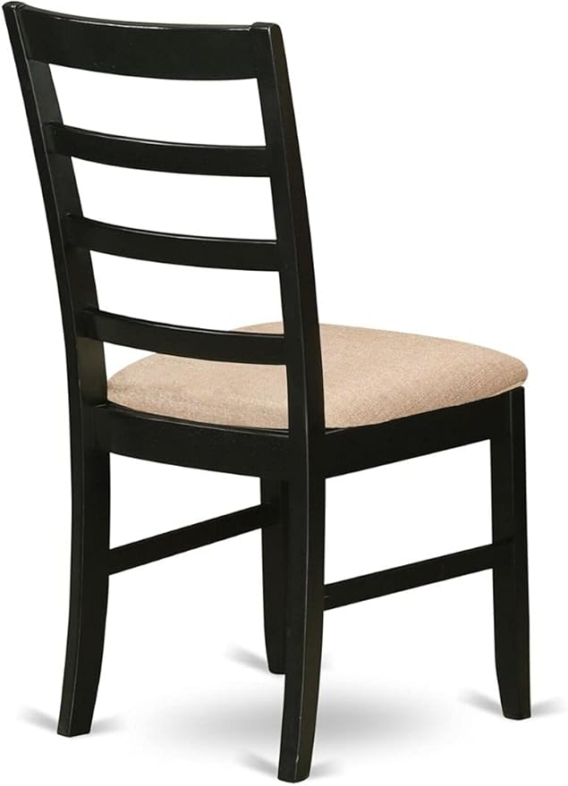 East West Furniture CAPF6-CAP-C 6 Piece Dining Table Set Contains a Rectangle Kitchen Table and 4 Linen Fabric Dining Chairs with a Bench, 36x60 Inch, Cappuccino
