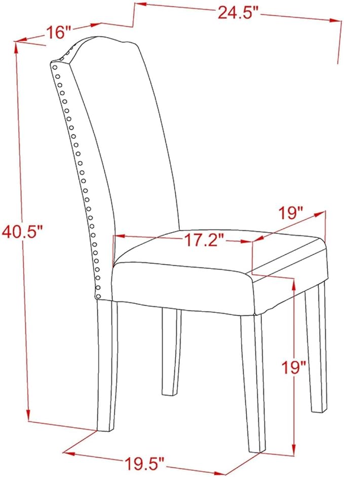 East West Furniture DLEN5-OAK-07 5 Piece Kitchen Table & Chairs Set Includes a Round Dining Table with Dropleaf and 4 Limelight Linen Fabric Parson Dining Chairs, 42x42 Inch, Oak