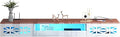 Floating TV Stand, 71" Floating Entertainment Center Wall Mounted,Floating Wall Mounted TV Shelf with Led Lights and Power Outlet,Modern High Gloss tv Cabinet Media Console with Storage