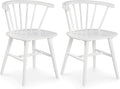 Signature Design by Ashley Grannen Modern 18" Spindle Back Dining Chair, 2 Count, White