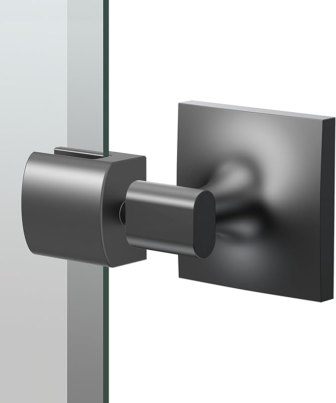 Gatco 5589MXS Waterline Frameless Rectangle Mirror, 31.5 Inch, Matte Black