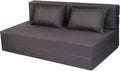 Folding Sofa Bed, Foldable Bed Sleeper Chair with Pillow, Convertible Sofa Bed with Washable Cover, Fold Out Couch,Futon Couch for Living Room, Dorm, Guest Room, Queen Size, Dark Grey