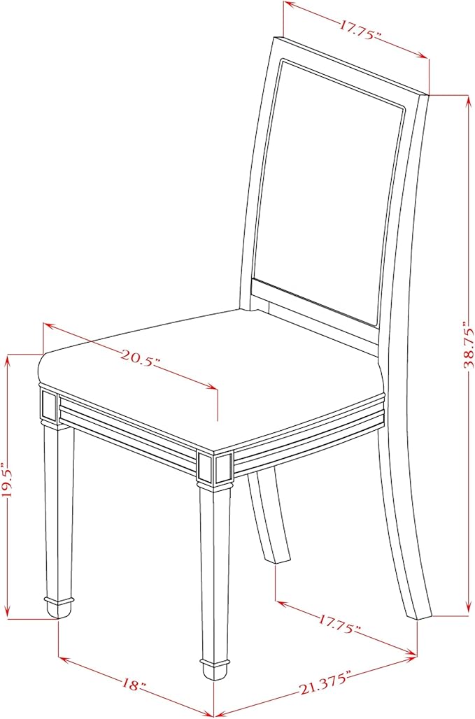 LKAM9-SBB-28 9-Piece Kitchen Table Set Consists of a Dining Table and 8 Beige Polyester Fabric Dining Chairs with High Back - Sand Blasting Black Finish