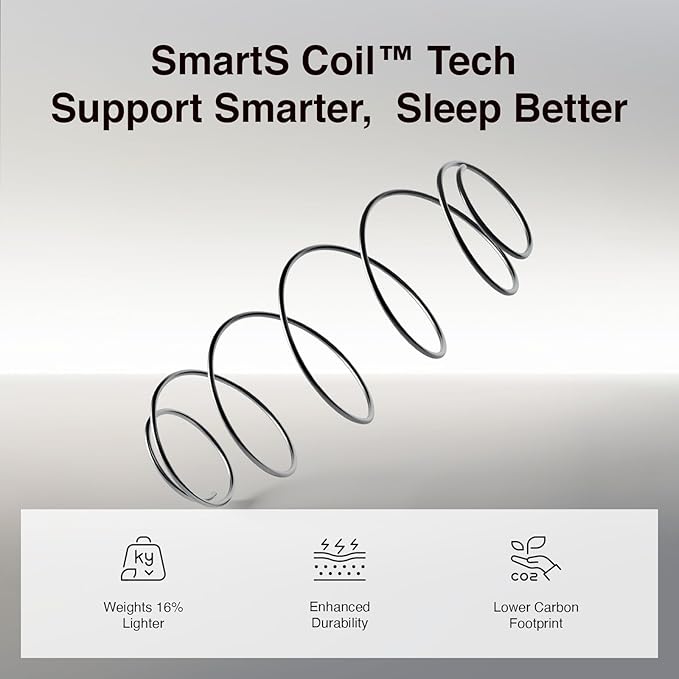 Novilla Queen Mattress, 10 Inch Queen Size Mattresses in a Box with Smarts™ Pocket Coil for Pressure Relief, Medium Firm Foam and Spring Hybrid Colchones with CertiPUR-US Certified