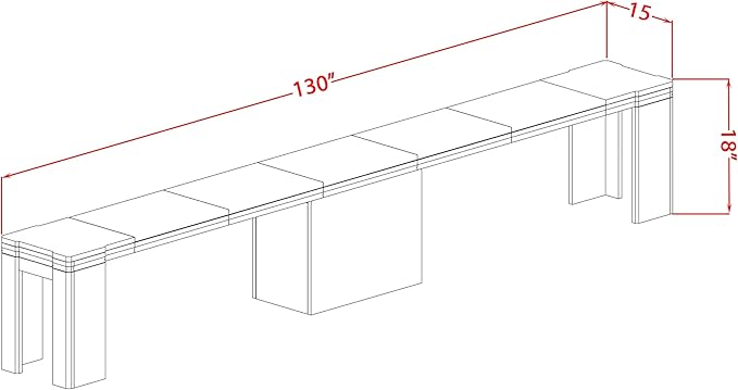 X07X1-B06-24 9-pc Modern Dining Room Table Set a Rectangular Dining Table and 2 wooden Benches and 7 Black Polyester Stackable Chair, 39x120 Inch, Wire Brushed Black