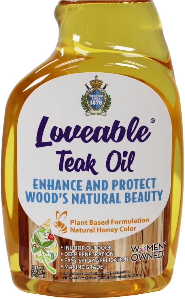 EcoDecors Loveable 24 oz Spray Bottle Teak Oil - 2 Pack