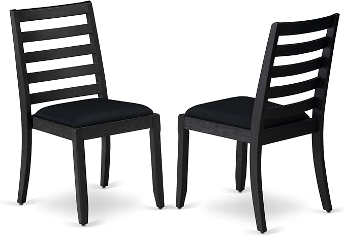X12X1-006-24 - 13-piece Modern Dining Room Table Set a Rectangular Dining Table and 12 Black Polyester Fabric Stackable Chair, 39x120 Inch, Wire Brushed Black