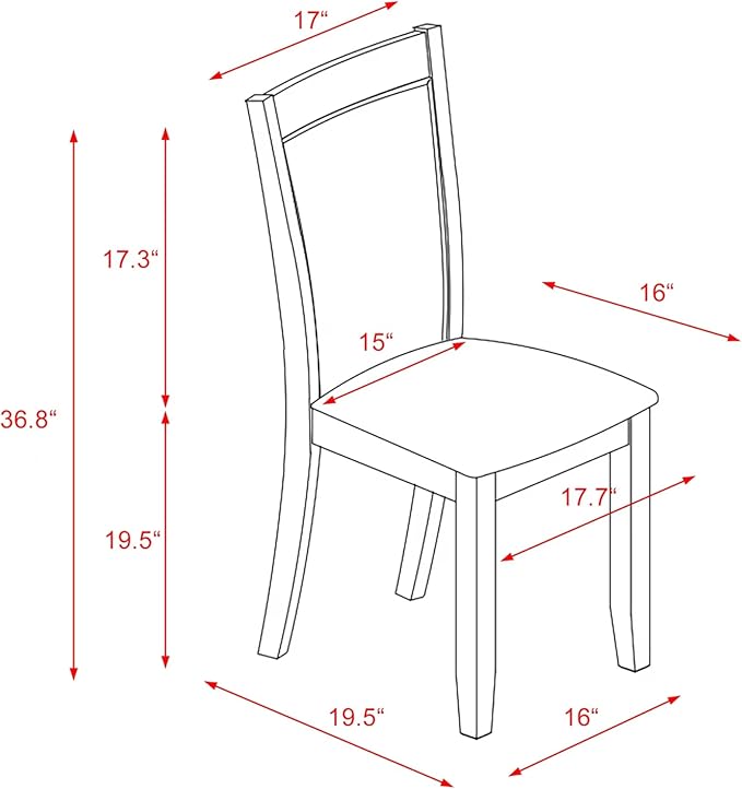 East West Furniture V027MZ001-6 6 Piece Dining Set Contains a Rectangle Dining Room Table with V-Legs and 4 Cream Linen Fabric Upholstered Chairs with a Bench, 40x72 Inch, Multi-Color