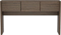 Manhattan Comfort Linda Modern Console Table with 3 Storage Drawers – 60" Narrow Entryway Stand for Living Room, Hallway, or Dining Room – Wood Grain Accent Furniture, Walnut Brown