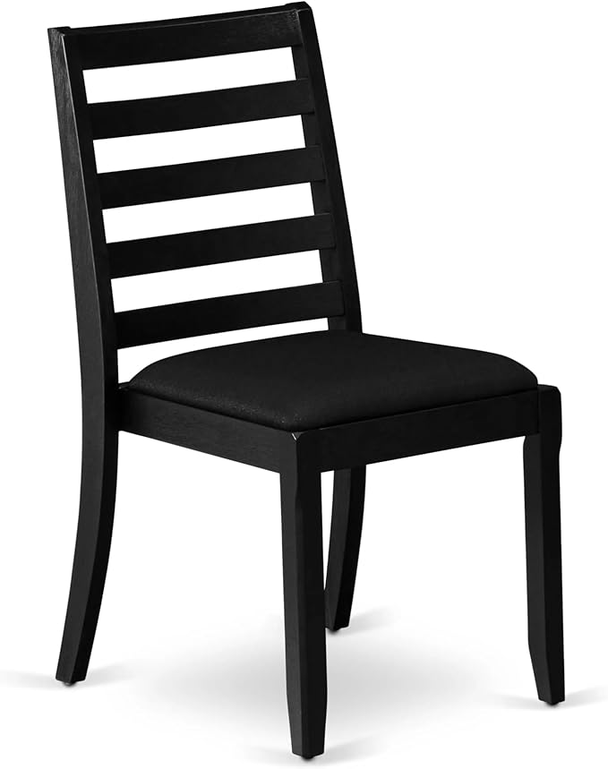 X12X1-0C6-24 14-pc Modern Dining Room Table Set a Rectangular Dining Table with a coffee Table and 12 Black Polyester Stackable Chair, 39x120 Inch, Wire Brushed Black