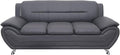 Container Furniture Direct Michael Sofa and Chair Set, Gray