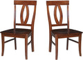 International Concepts Cosmo Verona Chairs, Set of 2, Espresso
