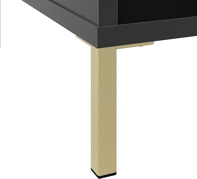 Bush Home Essence Coffee Table with Storage, Living Room Furniture, Essence Collection, Black Stipple