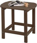 Adirondack Side Table,HDPE Weather Resistant,Wooden Textured for Adirondack Chairs,Patio,Garden, Porch, Backyard Use, Coffee