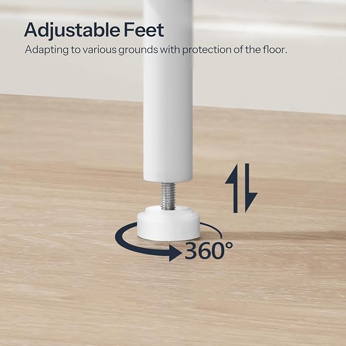 HOOBRO Side Table with Charging Station, Set of 2 End Tables with USB Ports and Outlets, Nightstand with 2-Layer Storage Shelves for Small Spaces, Living Room, Bedroom, White WW09UBZP201