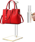 Purse Stands, Acrylic Purses Display Stand, 14“-24” Height Adjustable Handbag Rack, Purse Organizer for Closet, Table Bag Hanging Stand for Closet Retail Vendor Commercial Store(PATENT PENDING)