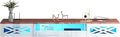 Floating TV Stand, 71" Floating Entertainment Center Wall Mounted,Floating Wall Mounted TV Shelf with Led Lights and Power Outlet,Modern High Gloss tv Cabinet Media Console with Storage