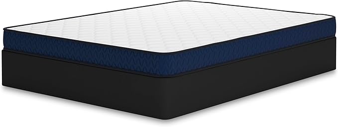 Signature Design by Ashley Full Size Medium Firm 6 Inch Memory Foam Mattress with Breathable Quilted Cover, Fiberglass Free, Mattress in A Box
