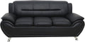 Container Furniture Direct Michael Sofa and Chair Set Black