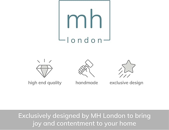 MH London Side Table - Stirling Wooden Modern C Shaped End Table - Exclusively Designed Hand Crafted Tables - End Table for Living Room, Bedroom Bedside Tables and Office